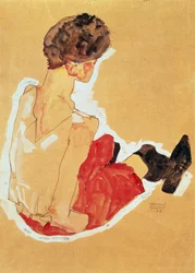 Sitzende Frau, 1911